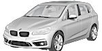 BMW F45 P1B54 Fault Code